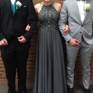 Open Back Prom Dress